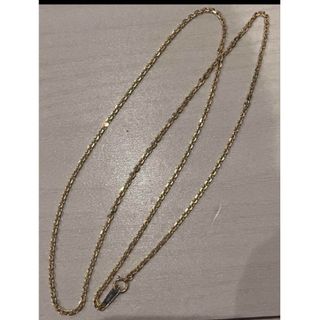 3　様専用　K18ネックレス　カット小豆 60㎝ 11g以上  造幣局刻印有(ネックレス)