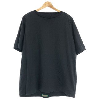 CASEY CASEY ケイシー ケイシー OLIVER TSHIRT MC コットンクルーネックTシャツ ブラック L S1206