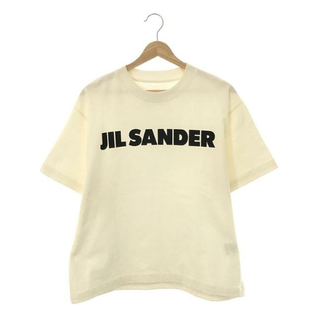 JIL SANDER / ジルサンダー | ロゴ クルーネックTシャツ | S | ホワイト | レディーストップス