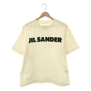 JIL SANDER / ジルサンダー | ロゴ クルーネックTシャツ | S | ホワイト | レディース