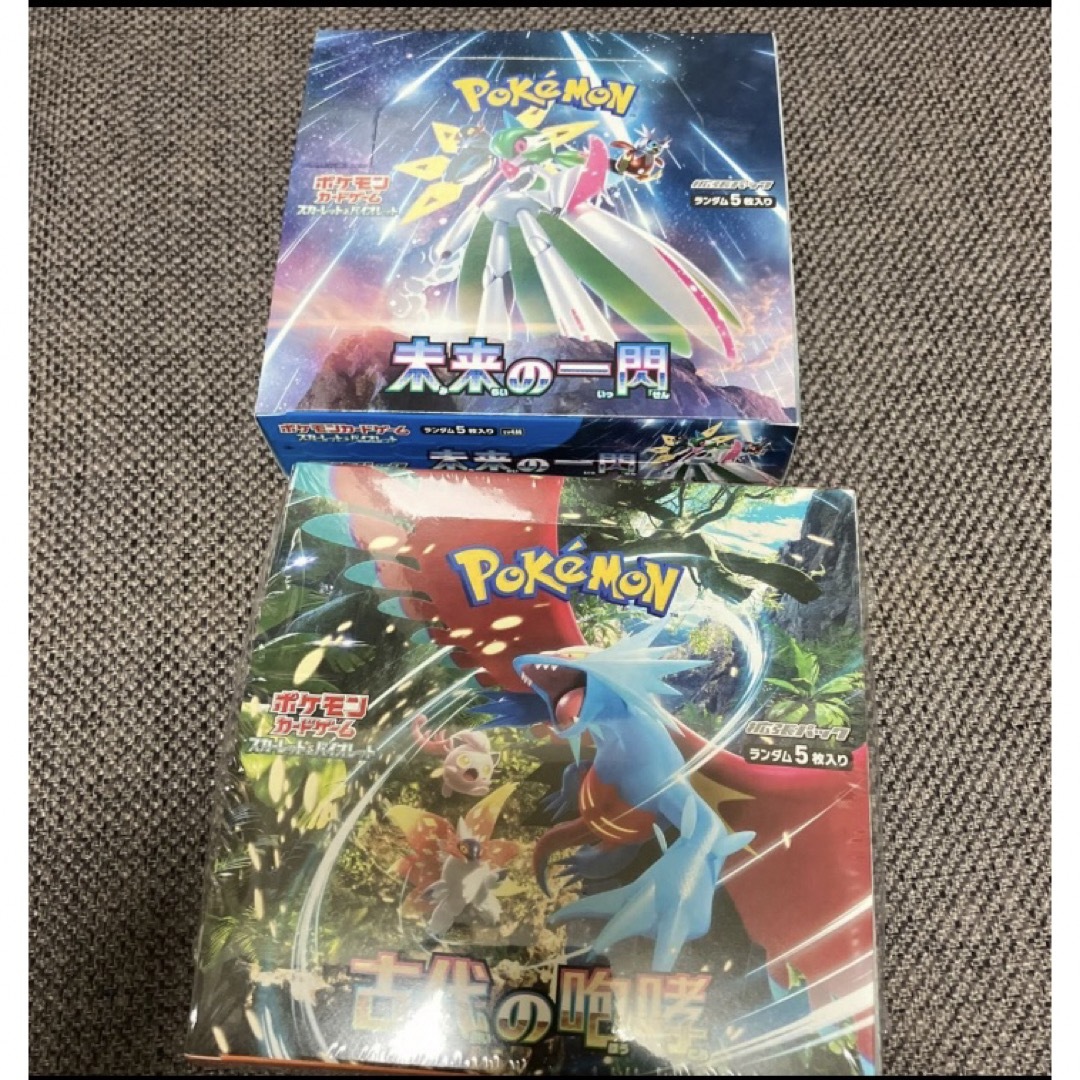 ポケモンカード　未来　古代　BOX エンタメ/ホビーのトレーディングカード(Box/デッキ/パック)の商品写真