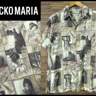 WACKO MARIA - 極美品 ワコマリア 晴雨緊縛図 レーヨン 半袖 WACKO MARIA - 極美品 ワコマリア 晴雨緊縛図 レーヨン 半袖