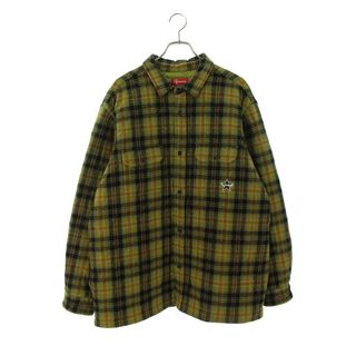 シュプリーム(Supreme)のシュプリーム  Quilted Plaid Flannel Shirt キルティングフランネルチェック長袖シャツ メンズ XL(シャツ)