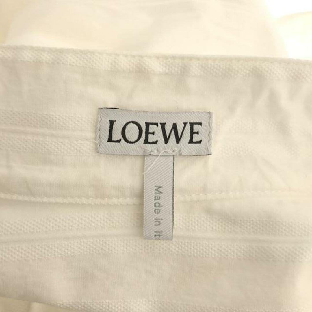 LOEWE(ロエベ)のLOEWE / ロエベ | アシンメトリー シャツ ワンピース | M | ホワイト | レディース レディースのワンピース(ロングワンピース/マキシワンピース)の商品写真