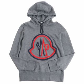 モンクレール パーカー モンクレ ロゴ MONCLER 美品 S グレータバコは吸いません