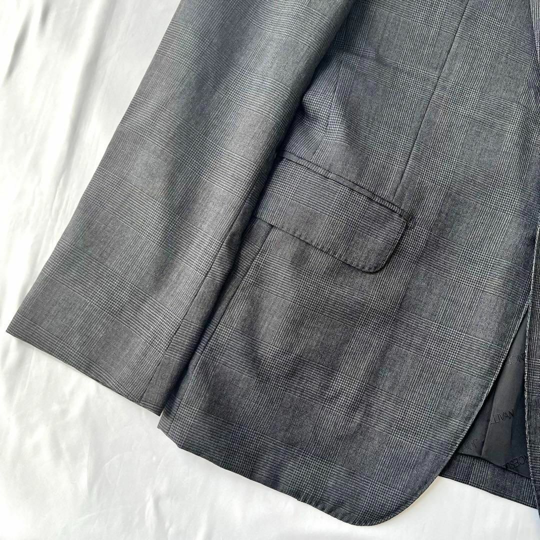 JOHN LAWRENCE SULLIVAN(ジョンローレンスサリバン)の希少 ジョンローレンスサリバン セットアップ スーツ チェック グレー メンズのスーツ(セットアップ)の商品写真