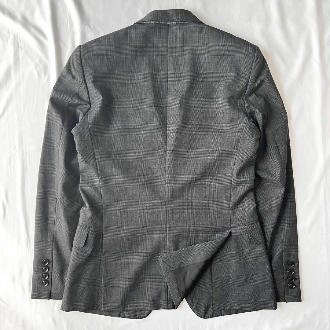 JOHN LAWRENCE SULLIVAN(ジョンローレンスサリバン)の希少 ジョンローレンスサリバン セットアップ スーツ チェック グレー メンズのスーツ(セットアップ)の商品写真