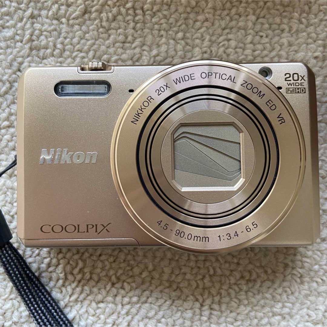 40000バリアングル液晶Nikon COOLPIX Style S7000 GOLD(ケース付き)