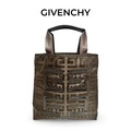 GIVENCHY ジバンシィ 4G ロゴ 総柄 軽量 トートバッグ ブラウン