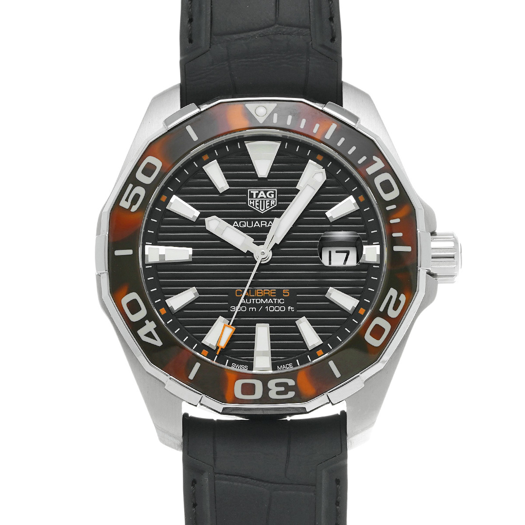 TAG Heuer(タグホイヤー)の中古 タグ ホイヤー TAG HEUER WAY201N.FT6177 ブラック メンズ 腕時計 メンズの時計(腕時計(アナログ))の商品写真