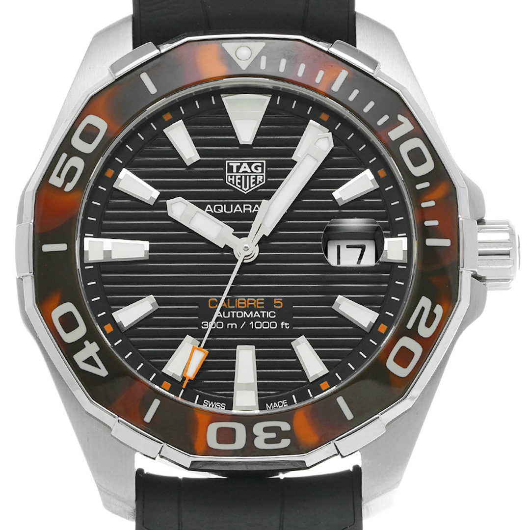 TAG Heuer(タグホイヤー)の中古 タグ ホイヤー TAG HEUER WAY201N.FT6177 ブラック メンズ 腕時計 メンズの時計(腕時計(アナログ))の商品写真