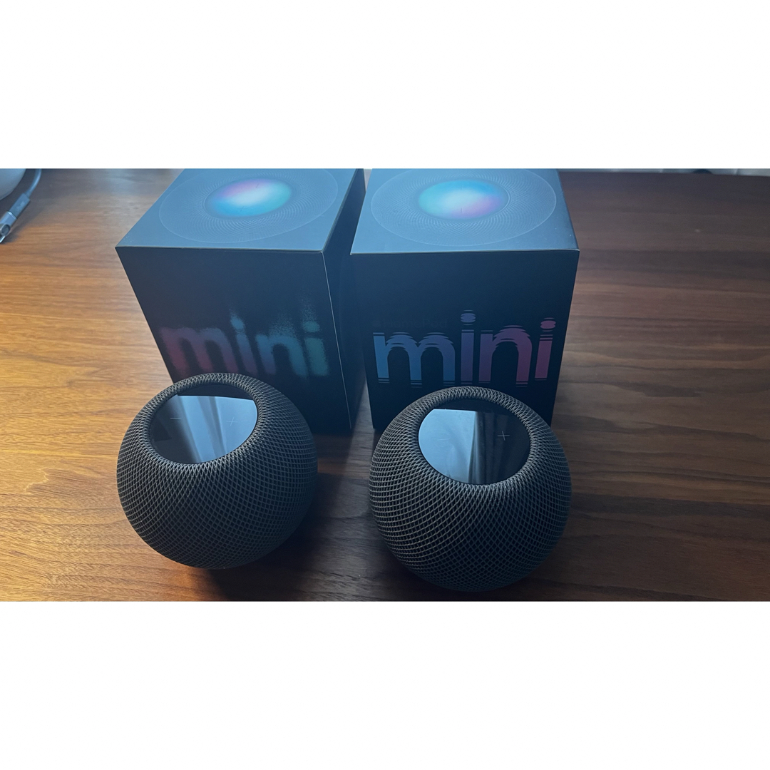 HomePod Mini 2台 スペースグレイ HomePod Mini 2台 スペースグレイ