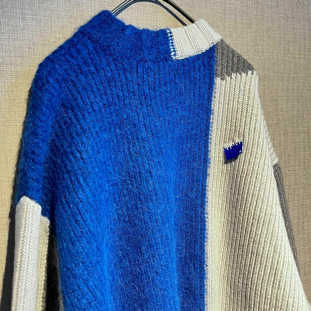 ZARA(ザラ)の美品ADER ERROR × ZARA ニット ウール パッチワーク 古着 メンズのトップス(ニット/セーター)の商品写真