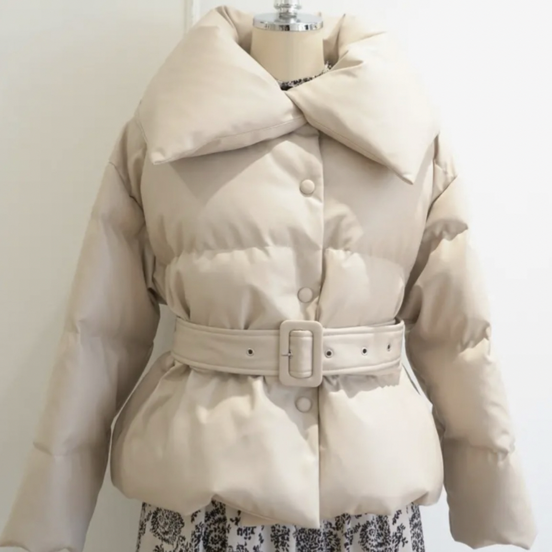 Her lip to(ハーリップトゥ)のHerlipto Vegan Leather Shell Down Jacket レディースのジャケット/アウター(ダウンジャケット)の商品写真