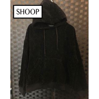 シュープ(SHOOP)のシュープ shoop パーカー プルオーバー ブラック BLACK(パーカー)