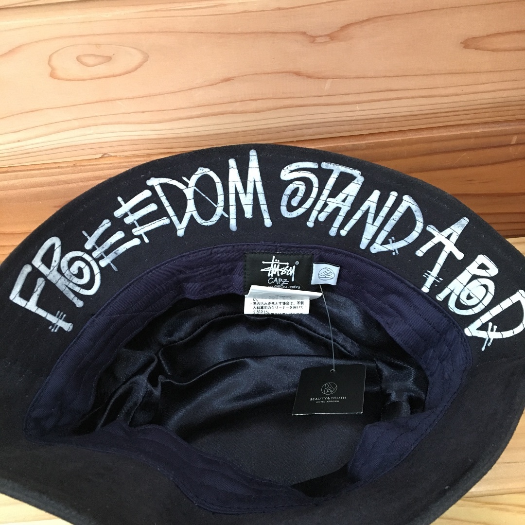 STUSSY - 新品 STUSSY×BEAUTY&YOUTH バケットハット スウェード STUSSY - 新品 STUSSY×BEAUTY&YOUTH バケットハット スウェード