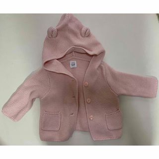 babyGAP - 【新作30%OFF】70babygap ハートプリントくま耳フード