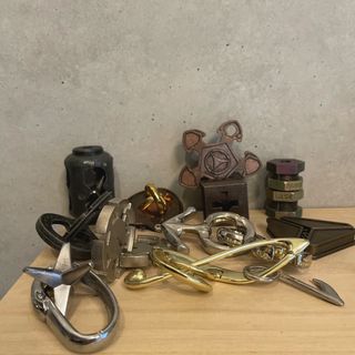 ハナヤマ(HANAYAMA)のはずる 10点セット HUZZLE ハナヤマ 知恵の輪(その他)