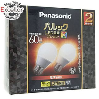 パナソニック(Panasonic)のPanasonic　LED電球プレミアX 電球色 2個入り　LDA7LDGSZ6F2T(天井照明)