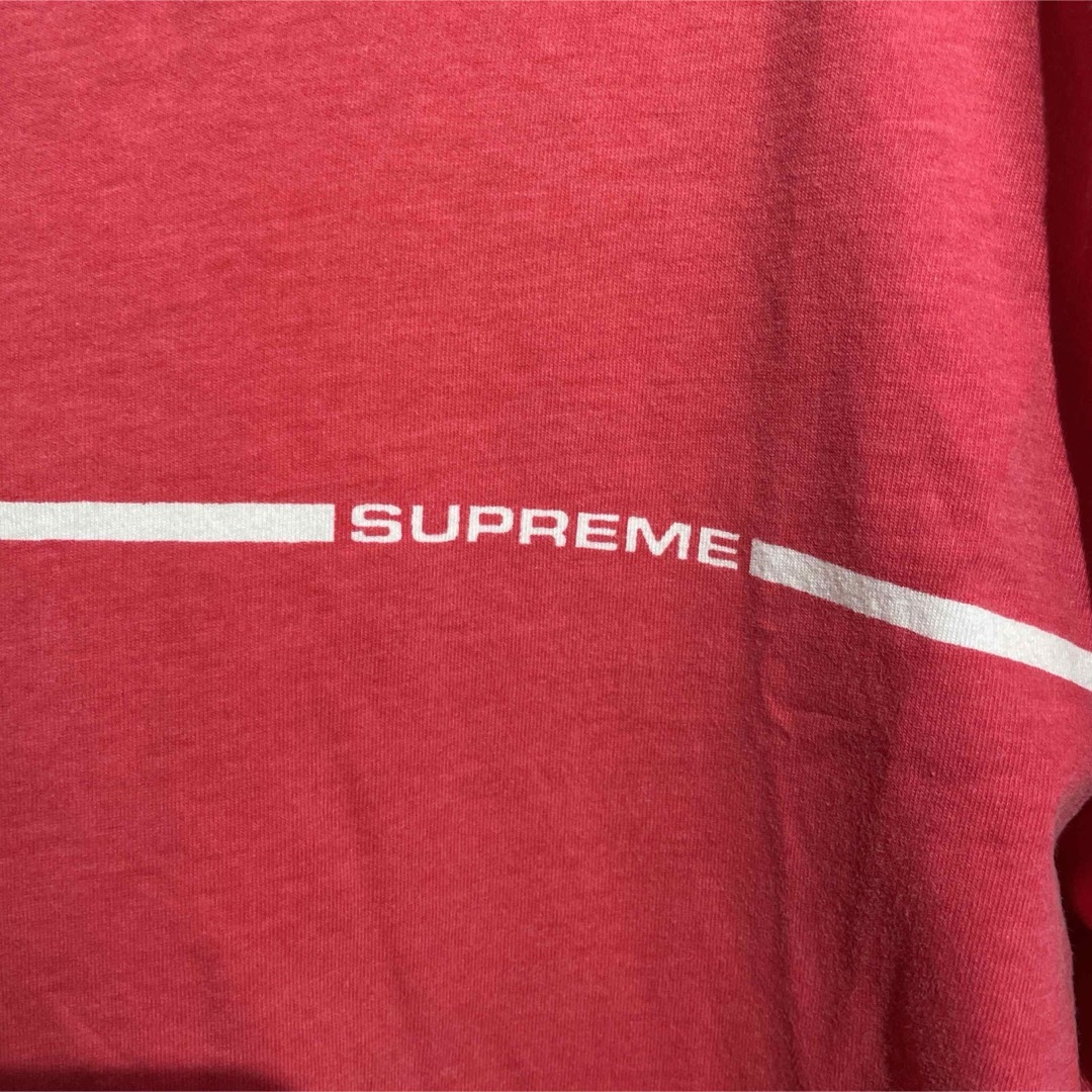 Supreme(シュプリーム)のsupreme シュプリーム ロンT 赤 レッド Tシャツ メンズのトップス(Tシャツ/カットソー(七分/長袖))の商品写真