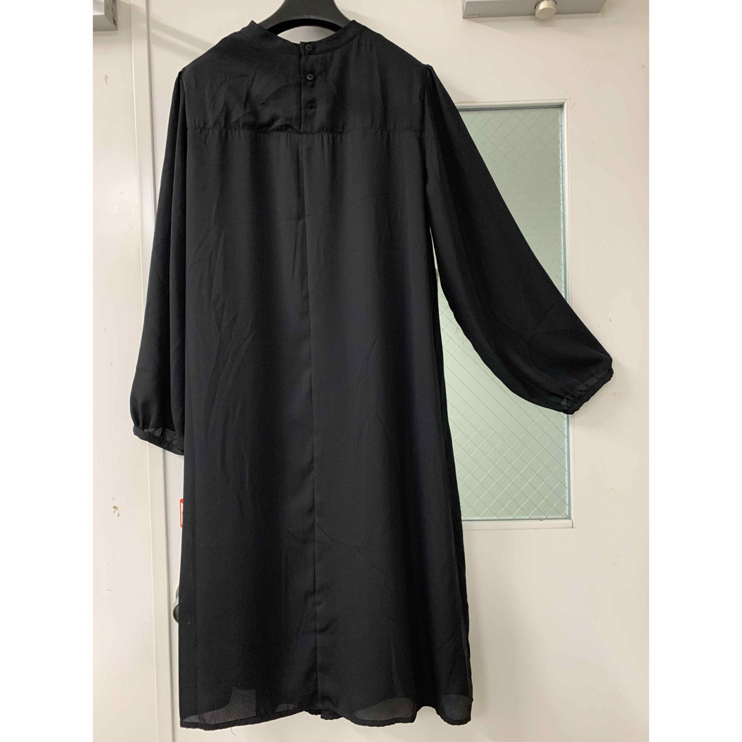 ゴールドバー　礼服　ブラックフォーマル　4L 黒服　礼服　ワンピース レディースのフォーマル/ドレス(礼服/喪服)の商品写真