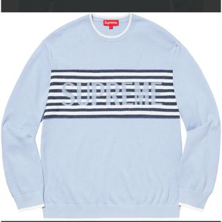 シュプリーム(Supreme)のsupreme  Chest Stripe Sweater L(ニット/セーター)