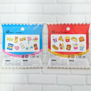 フレークシール 5種 まとめ売り スイーツ アイス ドリンク 等の通販 by