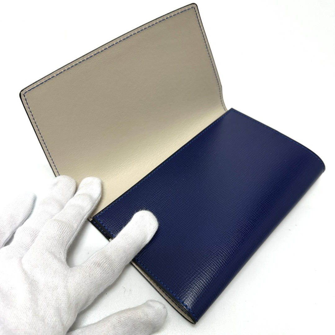 Valextra - ヴァレクストラ Valextra 手帳カバー レザー ブルー Valextra - ヴァレクストラ Valextra 手帳カバー レザー ブルー