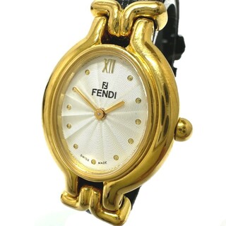 フェンディ(FENDI)のフェンディ FENDI チェンジベルト 5色 640L クオーツ 腕時計 GP ゴールド(腕時計)