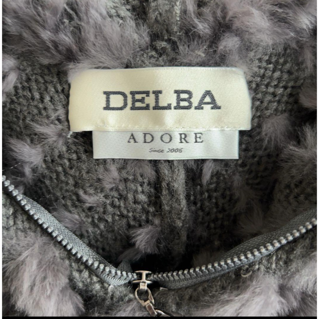 ADORE(アドーア)の♦︎ADORE×DELBA♦︎アド－ア デルバ  ラビットファ－ポンチョ 38 レディースのジャケット/アウター(ポンチョ)の商品写真