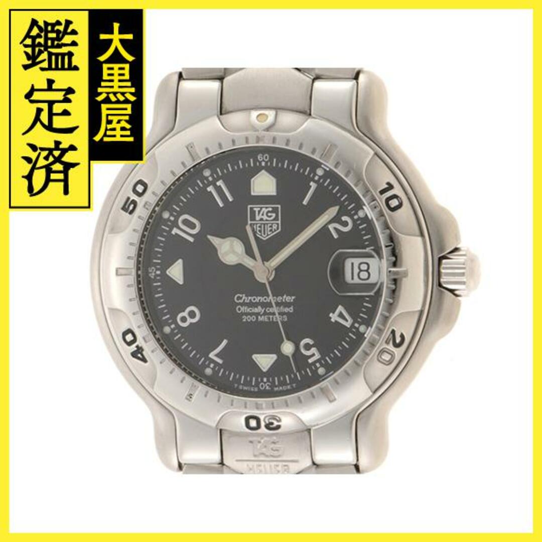 TAG HEUER　タグホイヤー　6000シリーズ　ブラック文字盤【430】小傷や擦れ凹み多数ケース