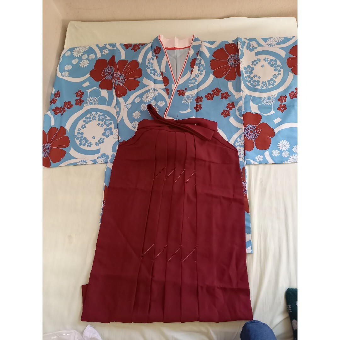 150サイズ、袴。卒業式 キッズ/ベビー/マタニティのキッズ服女の子用(90cm~)(和服/着物)の商品写真