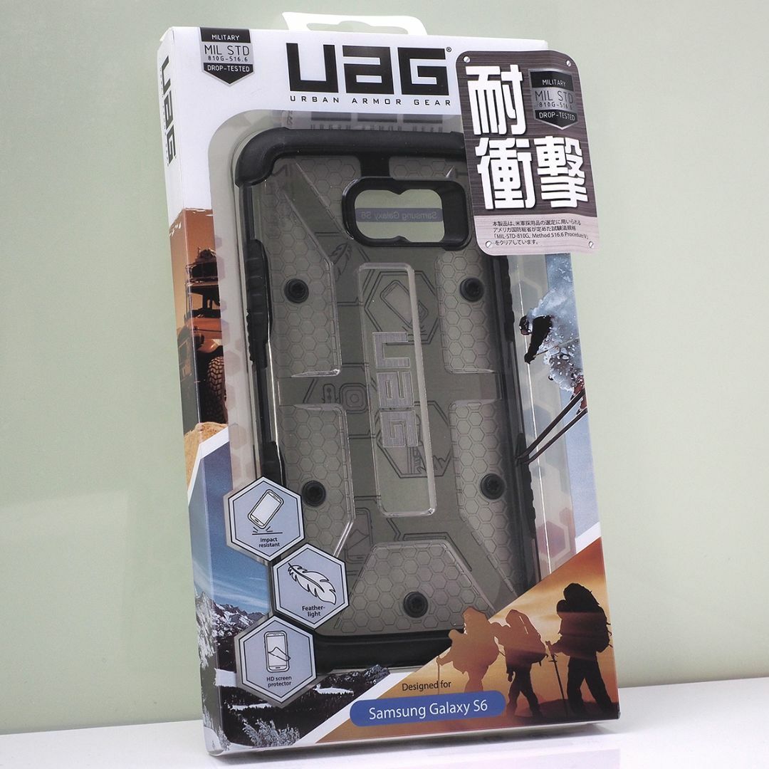 Galaxy S6 用 UAG 耐衝撃ケース アッシュ スマホ/家電/カメラのスマホアクセサリー(Androidケース)の商品写真