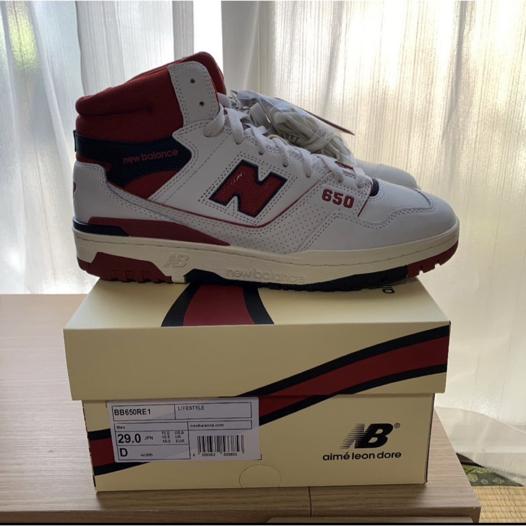 New Balance(ニューバランス)のNew Balance×Aim Leon Dore BB650 RE1 29cm メンズの靴/シューズ(スニーカー)の商品写真