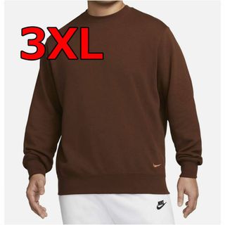 ナイキ(NIKE)の3XL NIKEスウェットシャツ FB7223-259カカオワオ ナイキブラウン(スウェット)