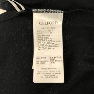 CELFORD セルフォード シアー タックスリーブ カットソー プルオーバー CWCT211095 レディース Tシャツ サイズ38 アパレル