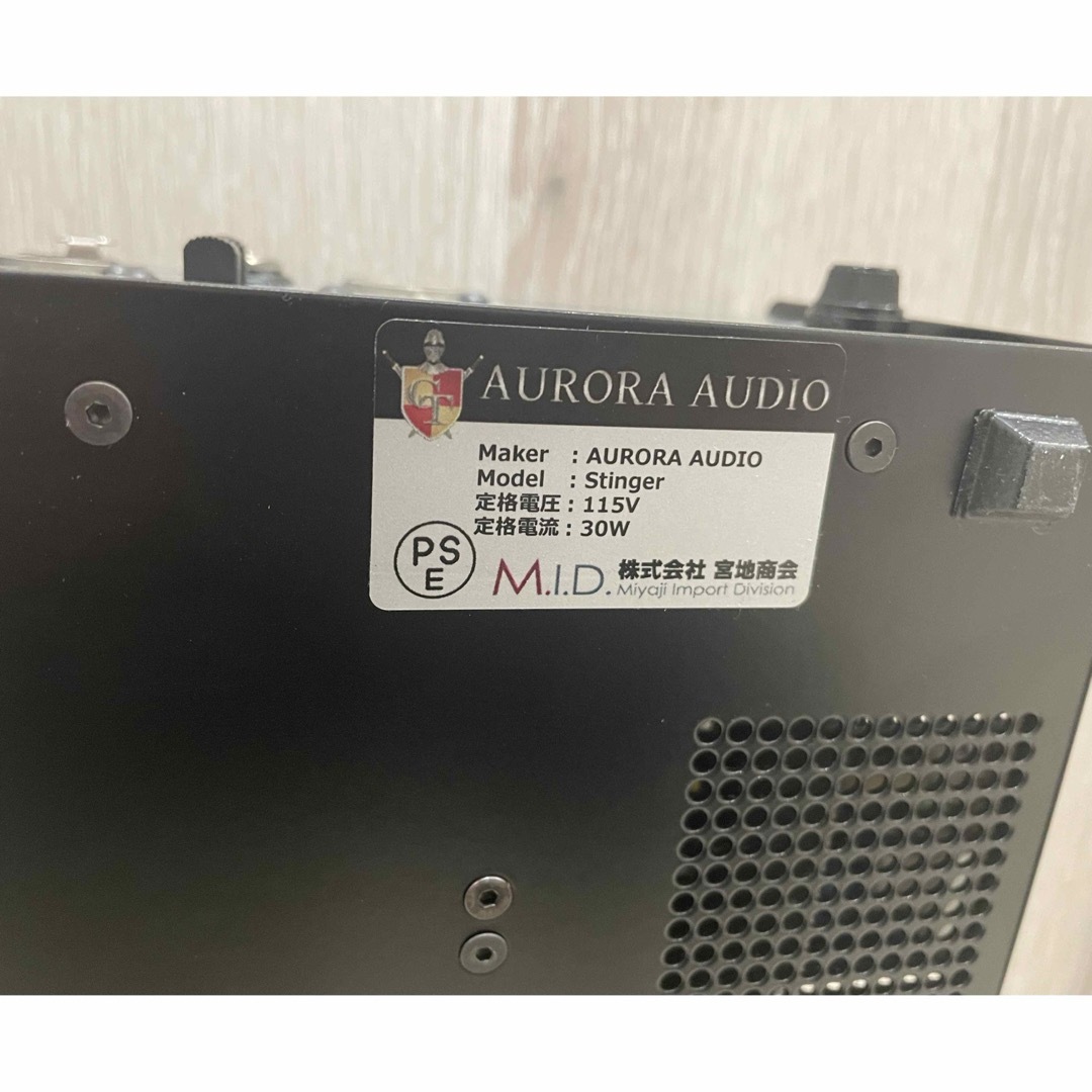 【希少】Aurora Audio stinger マイクプリアンプ 楽器のレコーディング/PA機器(その他)の商品写真