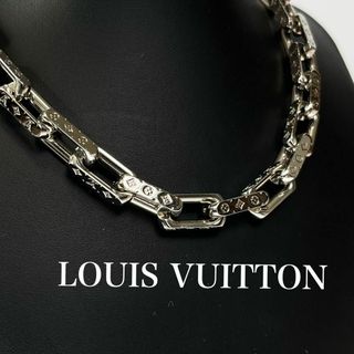 ルイヴィトン(LOUIS VUITTON)の【極美品⭐︎付属品完備】ルイヴィトン　コリエ　チェーンリンクス　　ネックレス　喜(ネックレス)