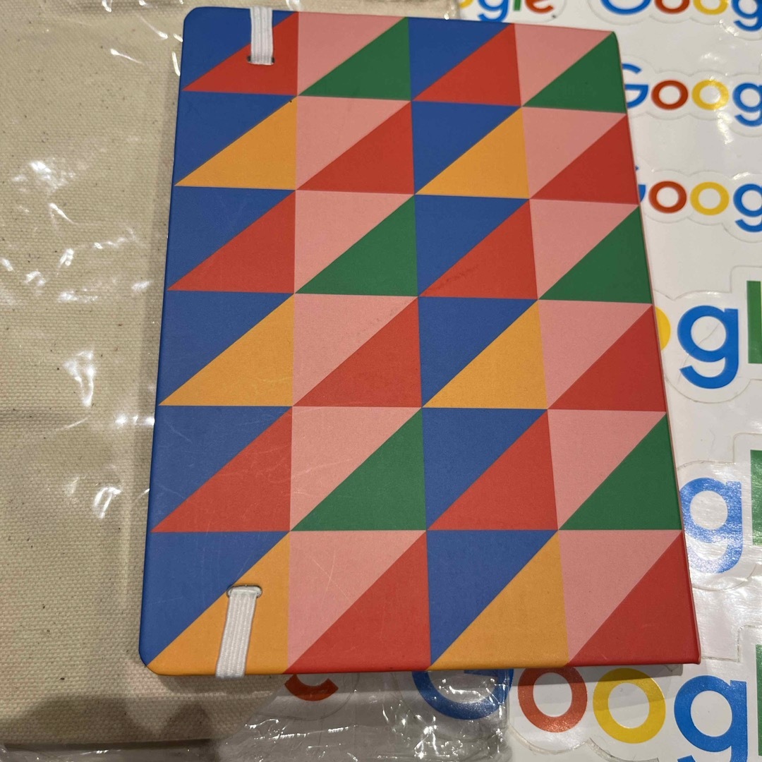 Google(グーグル)のGoogle  オリジナルグッズセット　靴下　ノート　バッグなど エンタメ/ホビーのコレクション(ノベルティグッズ)の商品写真