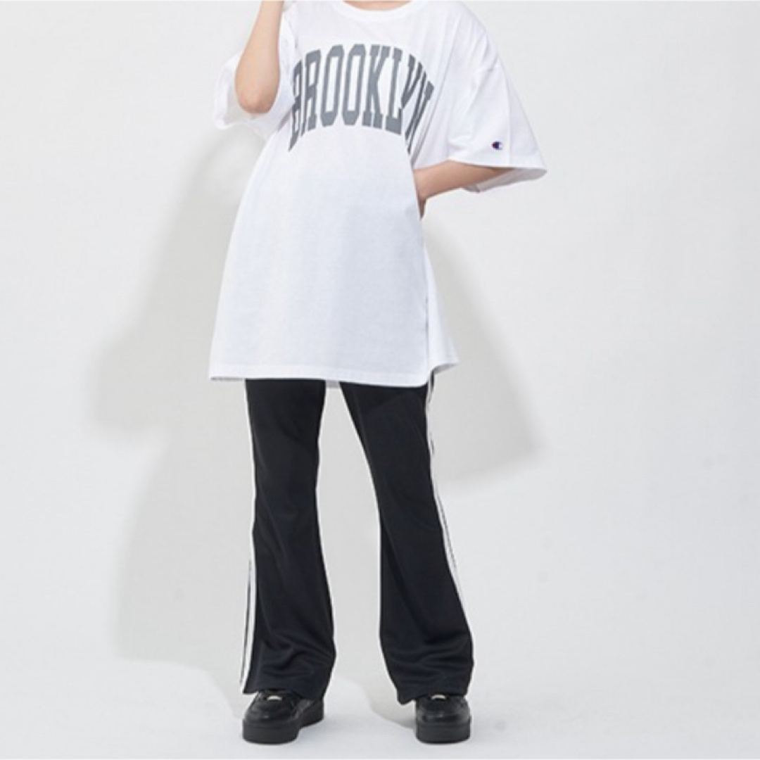 lovetoxic(ラブトキシック)の【LTXC】接触冷感ラインフレアパンツ　 キッズ/ベビー/マタニティのキッズ服女の子用(90cm~)(パンツ/スパッツ)の商品写真