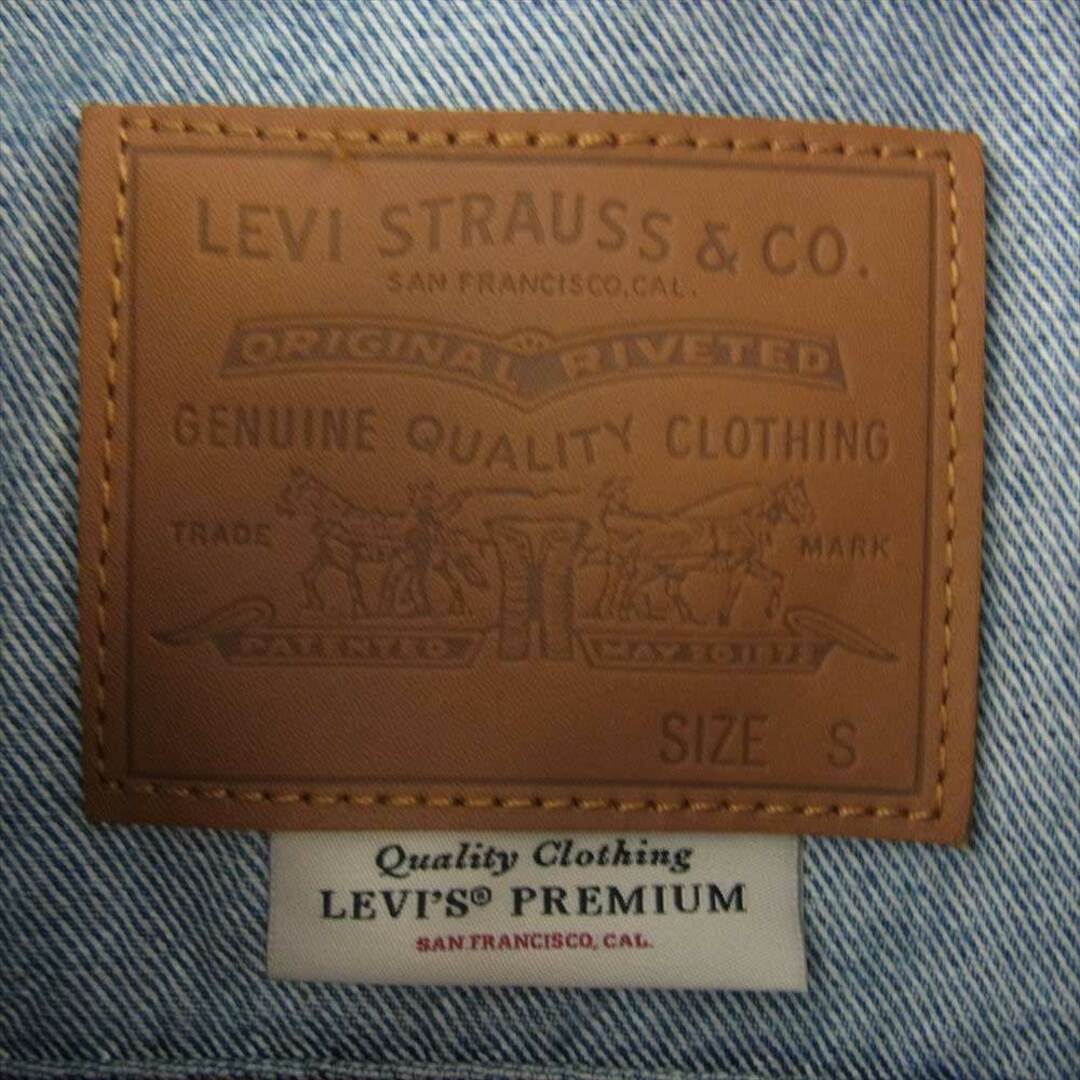 Levi's(リーバイス)のLevi's リーバイス デニムジャケット PC9-72334-0574 PREMIUM TRUCKER JACKET ユーズド加工 デニム トラッカー ジャケット インディゴブルー系 S【中古】 メンズのジャケット/アウター(その他)の商品写真