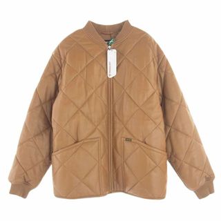 シュプリーム(Supreme)のSupreme シュプリーム レザージャケット 22AW Quilted Leather Work Jacket キルティング レザー ワークジャケット ライトブラウン系 L【極上美品】【中古】(その他)