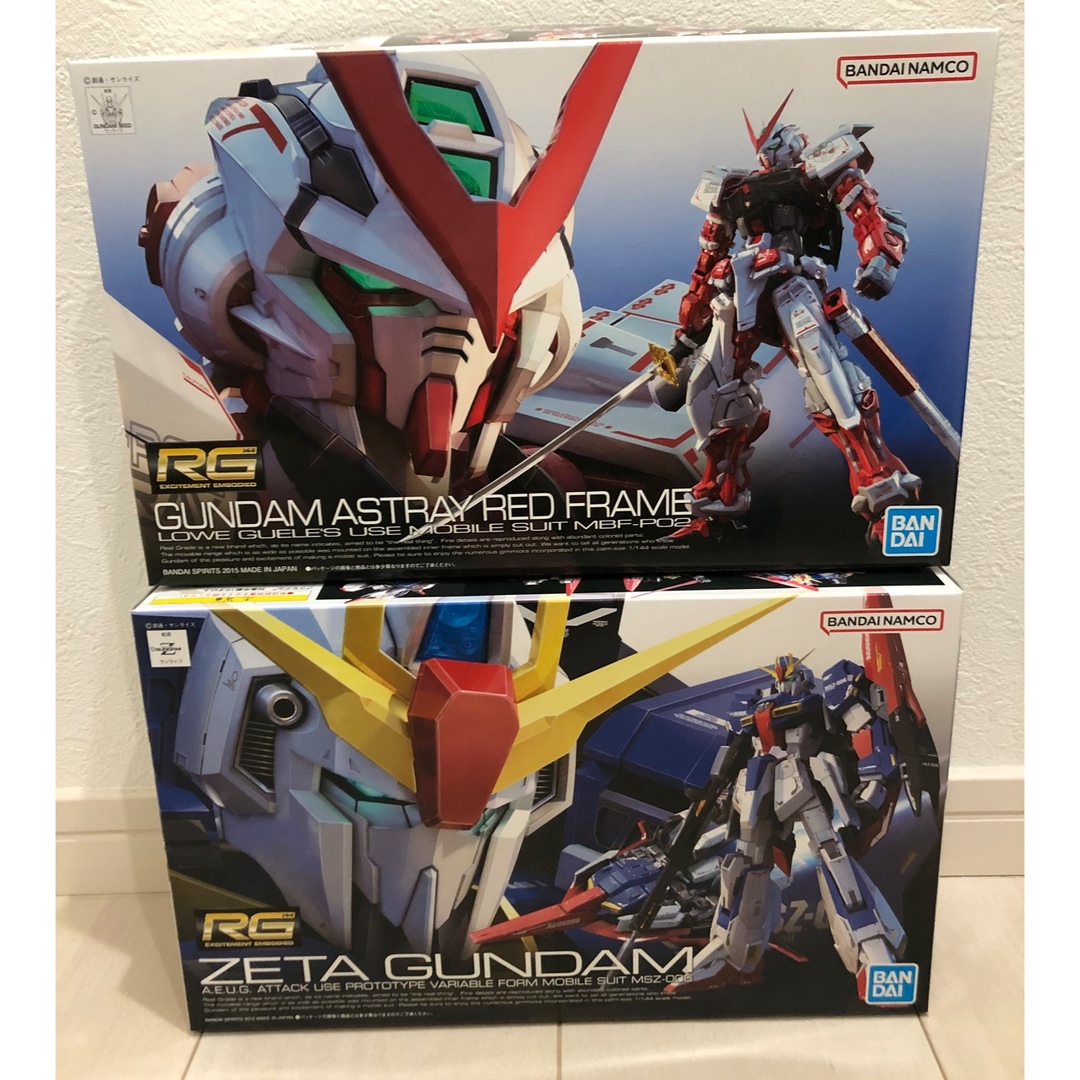 新品未開封！RG 1/144 ゼータガンダム レッドフレーム模型/プラモデル