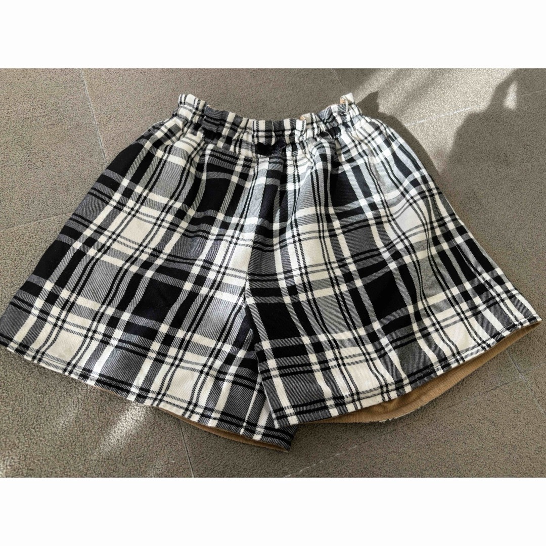 GLOBAL WORK(グローバルワーク)のリバーシブルショートパンツ【GLOBALWORK】 キッズ/ベビー/マタニティのキッズ服女の子用(90cm~)(パンツ/スパッツ)の商品写真