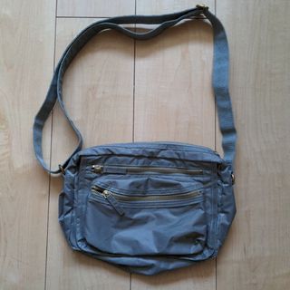 HAPPY&SAC - 【Happy&Sac】ハッピーアンドサック　ショルダーバッグ　ナイロン　グレー