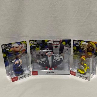 ニンテンドウ(任天堂)の① amiibo フウカ、ウツホ、マンタロー（スプラトゥーン） 3点セット(その他)