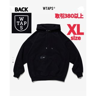 ダブルタップス(W)taps)のWTAPS 2022FW CRST HOODY BLACK XLサイズ(パーカー)