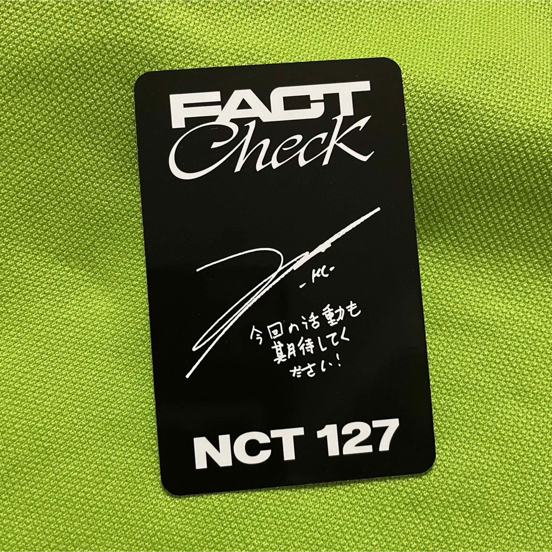 NCT127(エヌシーティー127)のNCT127 ヘチャン Fact check 日本 トレカ エンタメ/ホビーのCD(K-POP/アジア)の商品写真