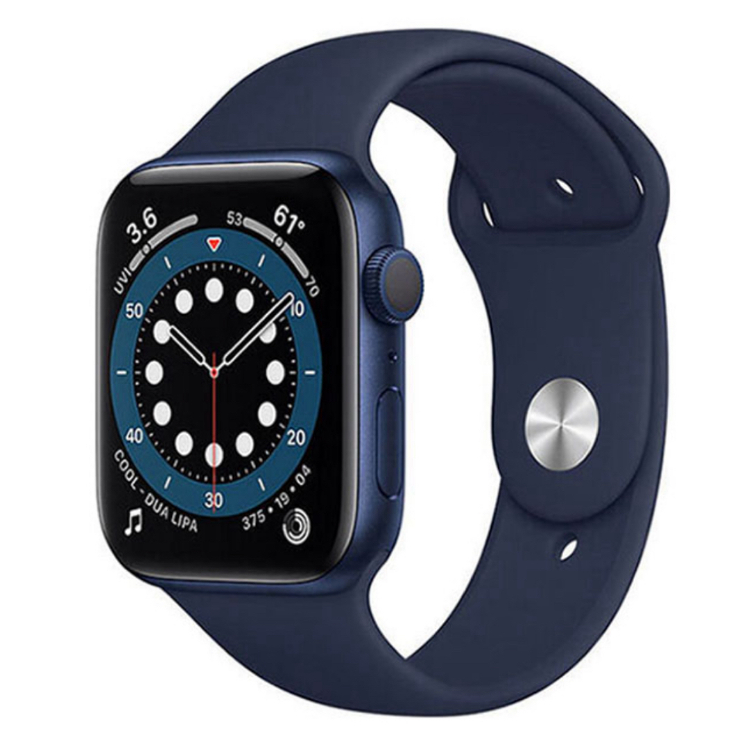 Apple Watch(アップルウォッチ)のApple Watch series 6 ディープネイビー スマホ/家電/カメラのスマホ/家電/カメラ その他(その他)の商品写真