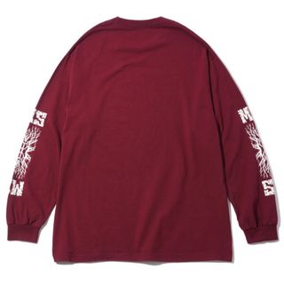 マシス ロングスリーブTシャツ/MASSES BURGUNDY Lサイズの通販 by